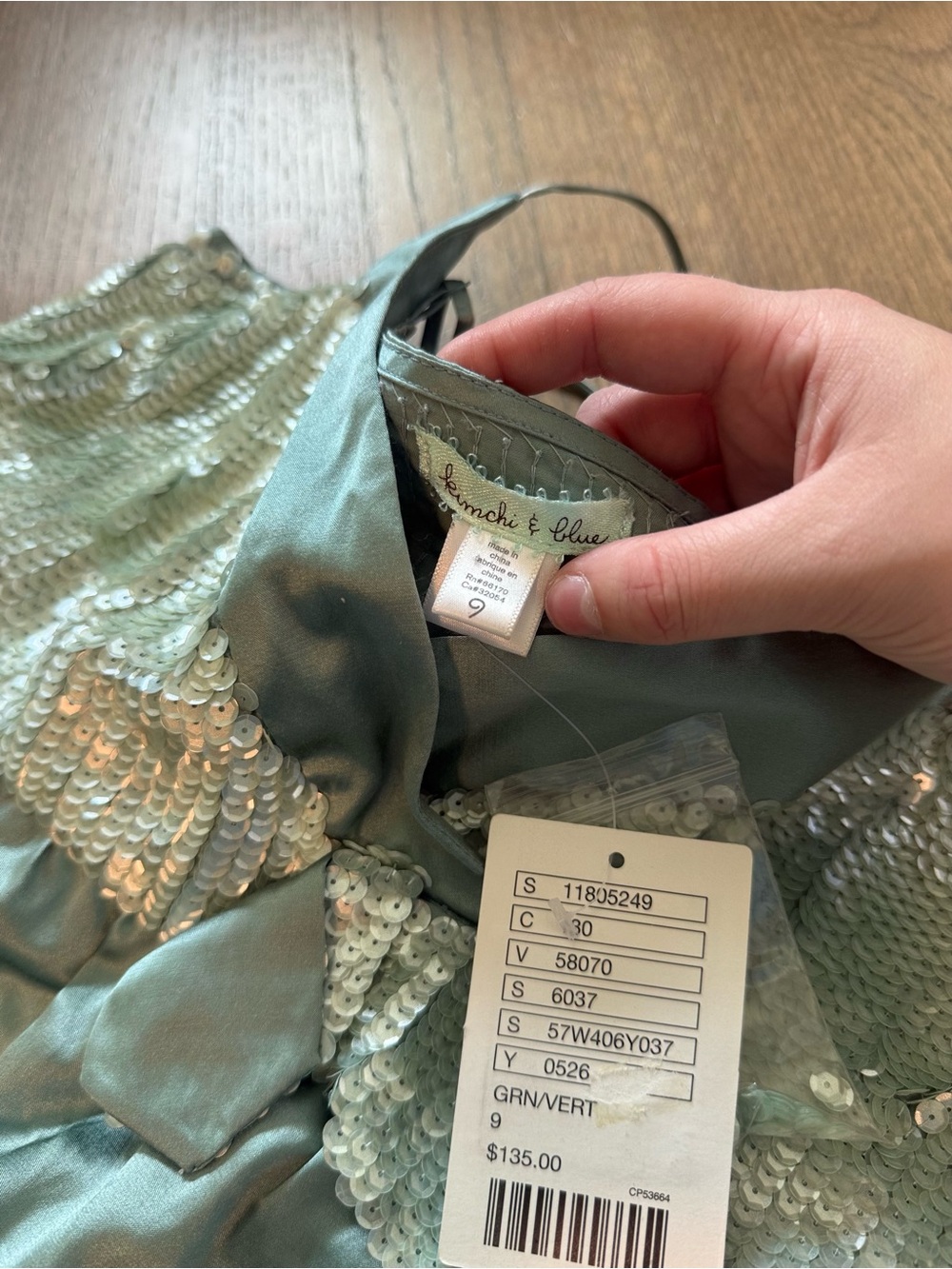 Kimchi Blue Urban Outfitters NWT Y2K Silk & Velvet Dress: Size Small - Picture 3 of 10